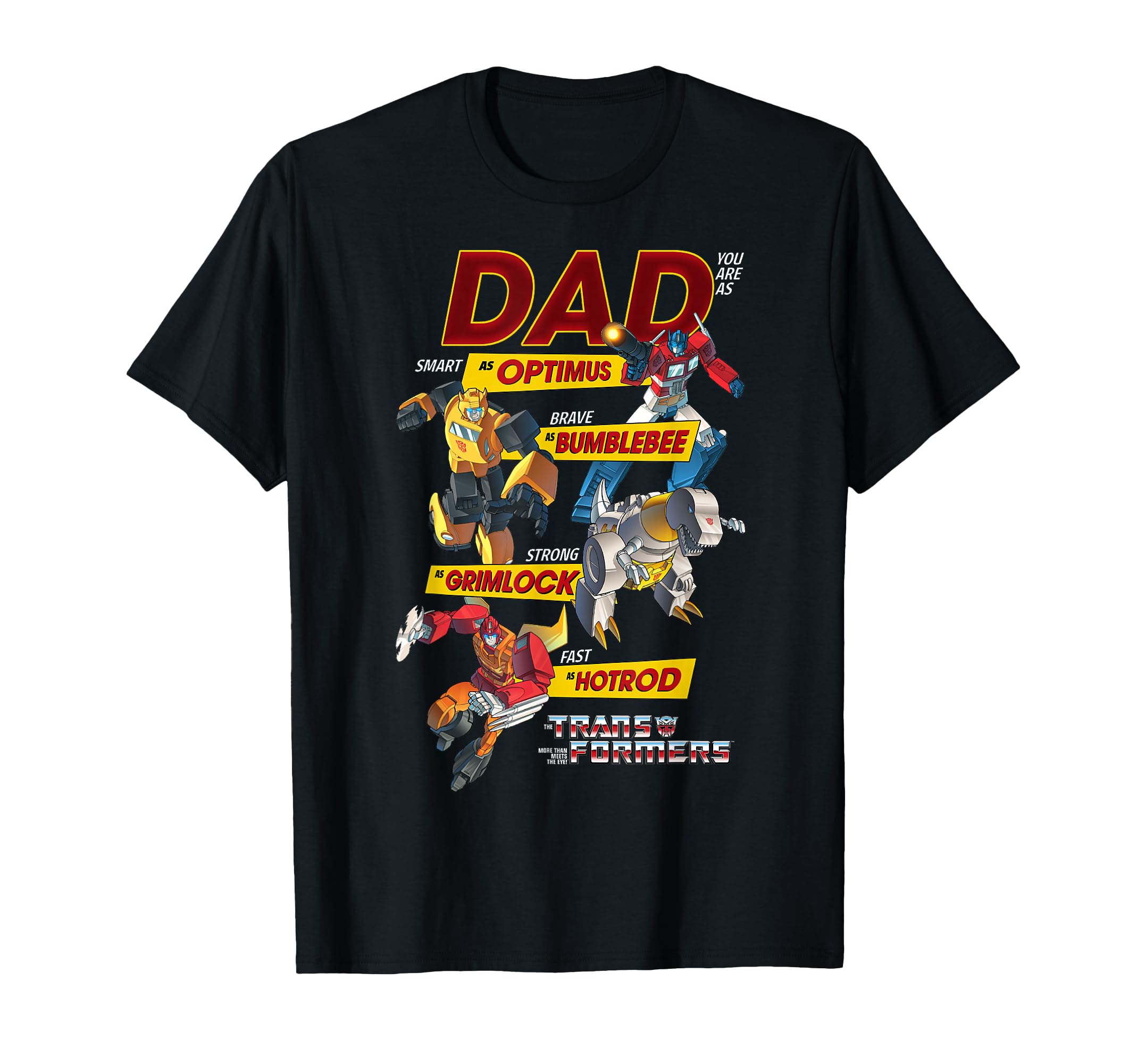 Transformers Fathers Day Autobots Dad T-Shirt - Graphic Print for Adults - T-Shirt, Sweatshirt, Hoodie