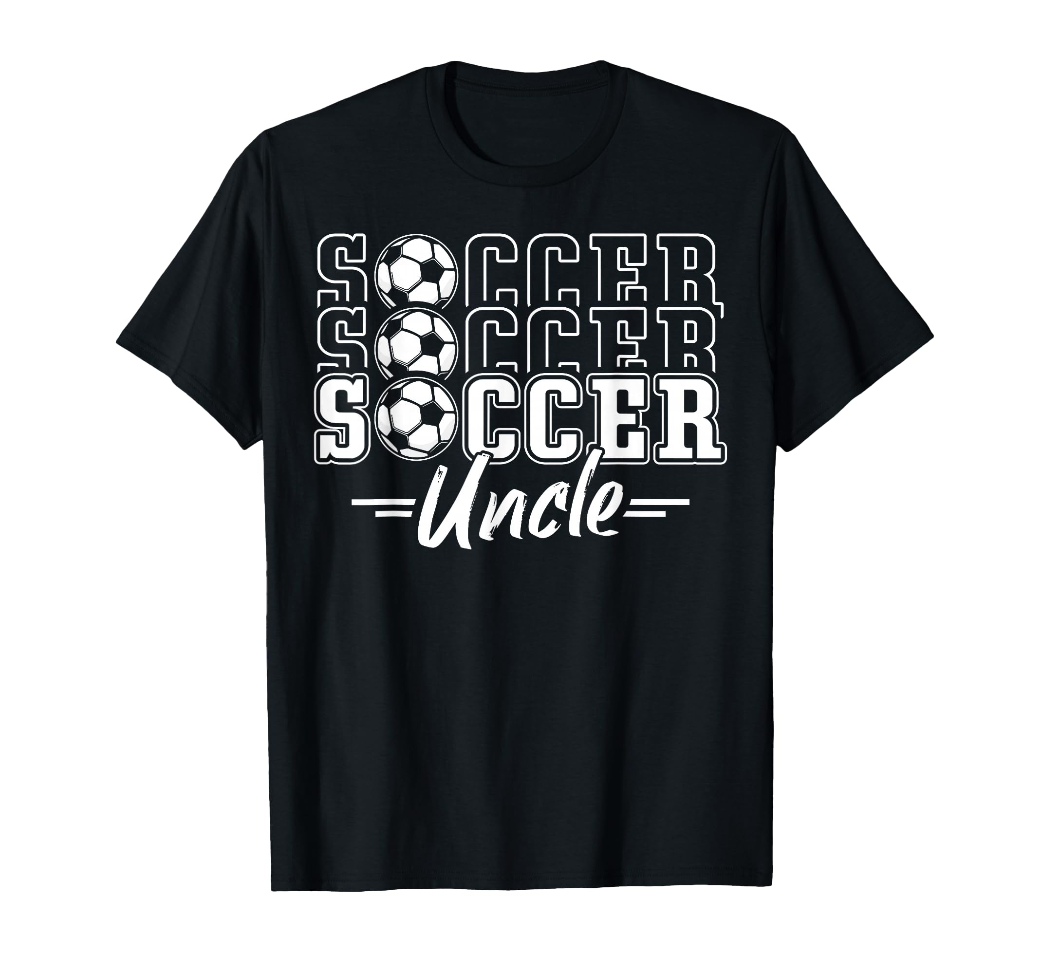 Proud Soccer Uncle Niece And Nephew T-Shirt - Graphic Print for Adults - T-Shirt, Sweatshirt, Hoodie