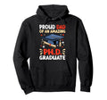 Dad Proud Dad Ph D Graduate Funny Hoodie - Novelty Apparel Men Women - T-Shirt, Sweatshirt, Hoodie