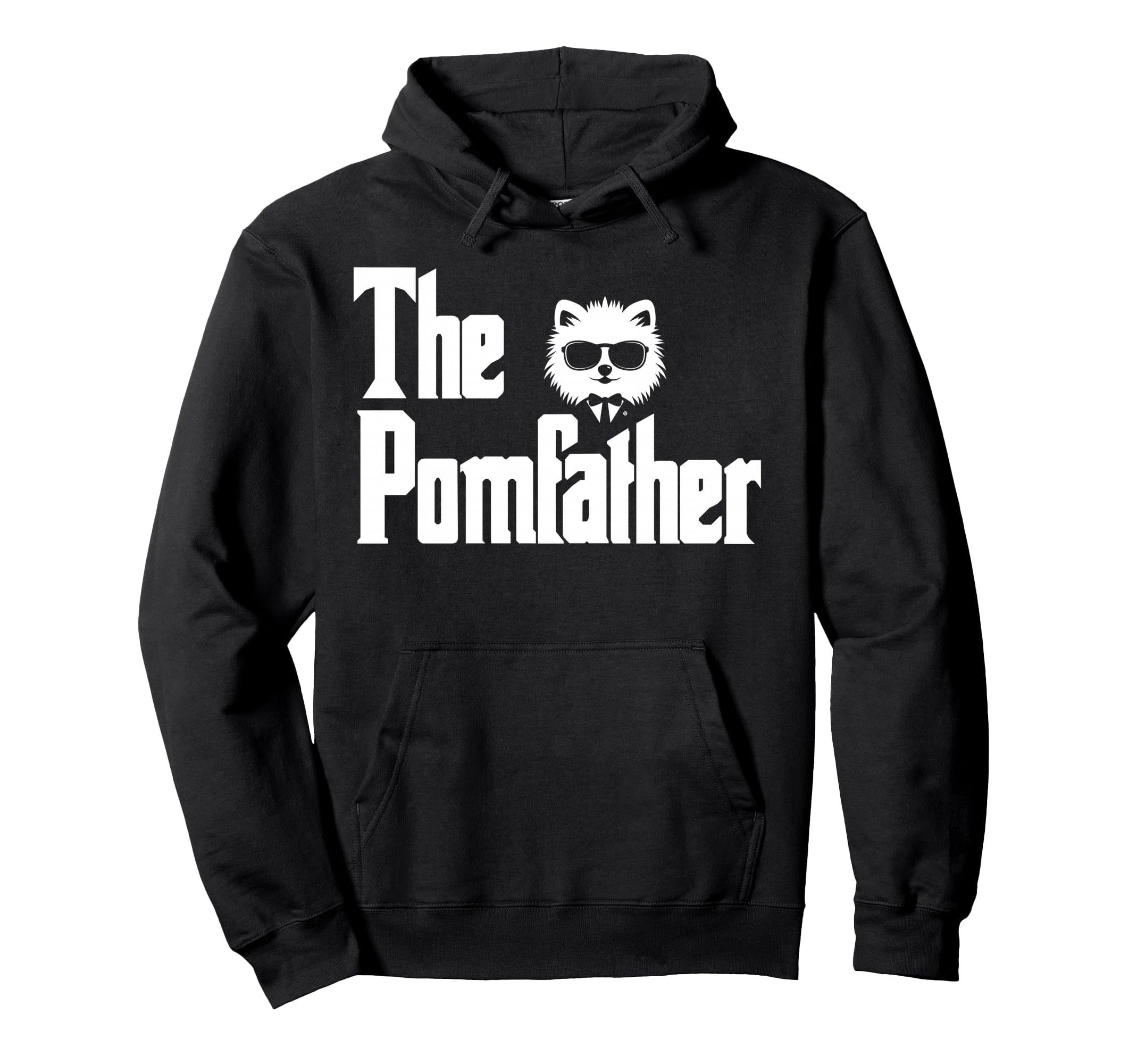 Pomfather Funny Pomeranian Dog Dad Hoodie - Aesthetic Graphic for Adults - T-Shirt, Sweatshirt, Hoodie