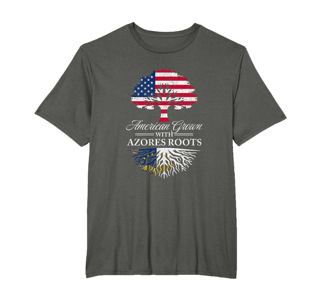 American Azores Portugal Roots T-Shirt - Fun Novelty Design for Adults - T-Shirt, Sweatshirt, Hoodie
