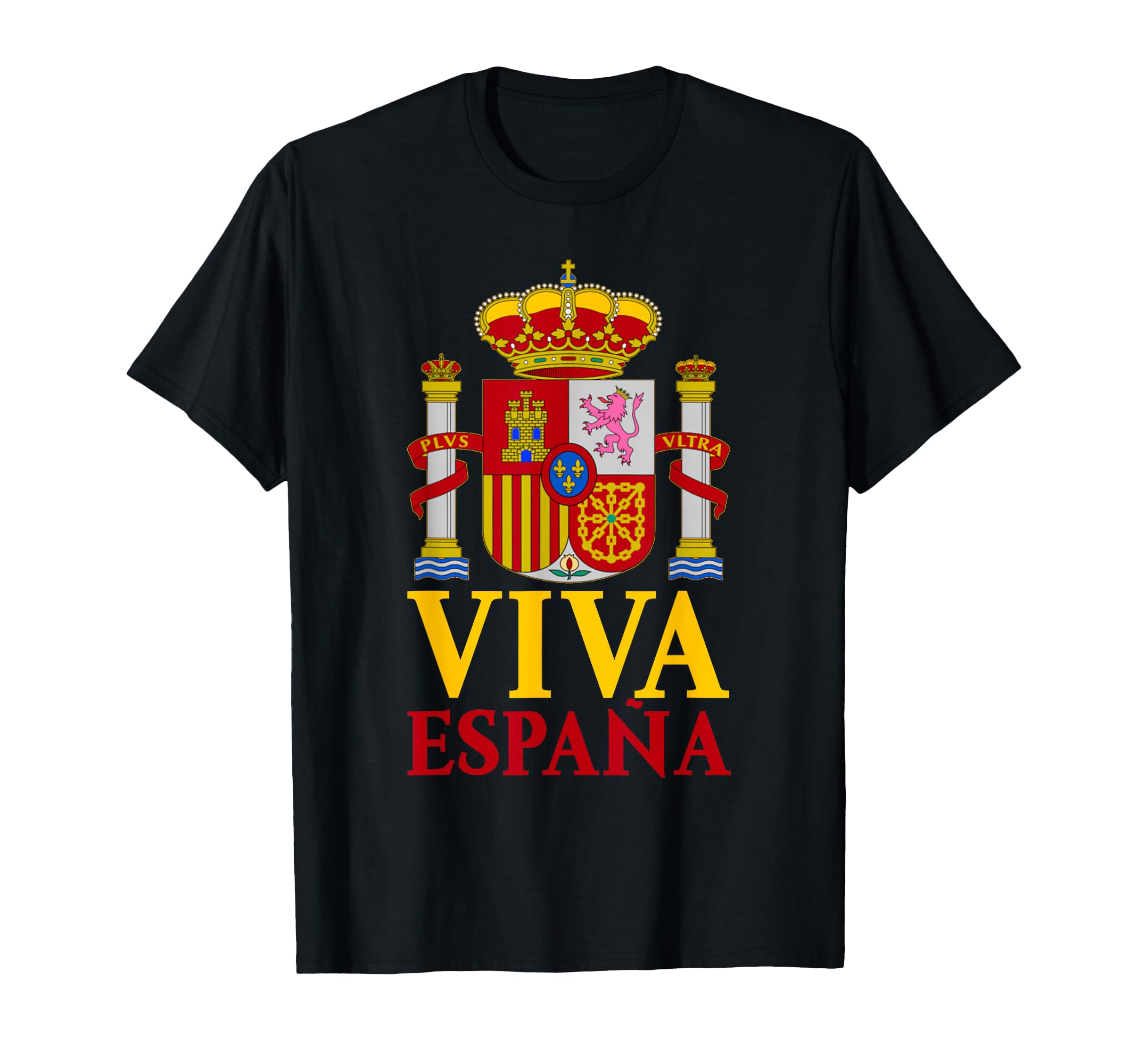 Viva Espa Flag Coat Spanish Colors T-Shirt - Novelty Apparel Men Women - T-Shirt, Sweatshirt, Hoodie
