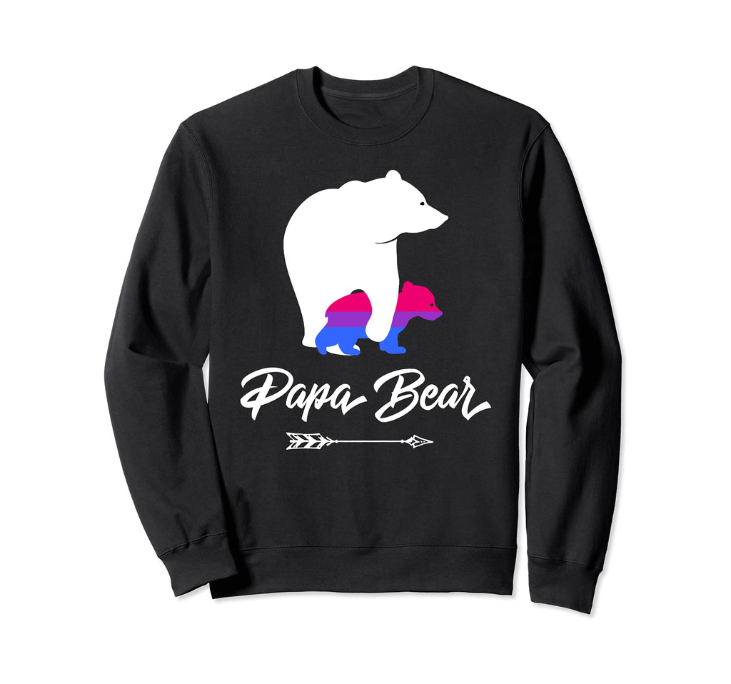 Papa Bear Lgbt Straight Ally Sweatshirt - Novelty Apparel Men Women - T-Shirt, Sweatshirt, Hoodie