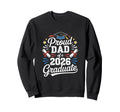 Proud Dad 2026 Graduate Statement Sweatshirt - Unique Graphic for Adults - T-Shirt, Sweatshirt, Hoodie
