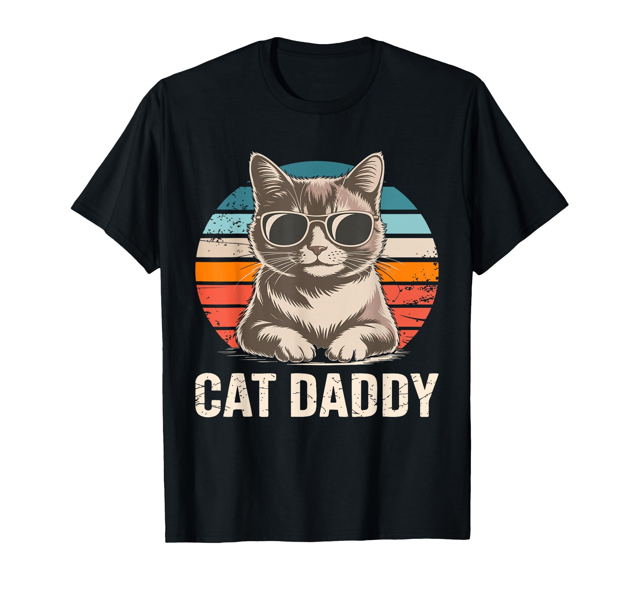 Cat Daddy Cat Lover Dad Fathers Day T-Shirt - Graphic Print for Adults - T-Shirt, Sweatshirt, Hoodie