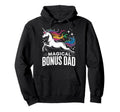 Bonus Dad Step Parent Stepfather Stepdad Hoodie - Aesthetic Graphic Unisex - T-Shirt, Sweatshirt, Hoodie