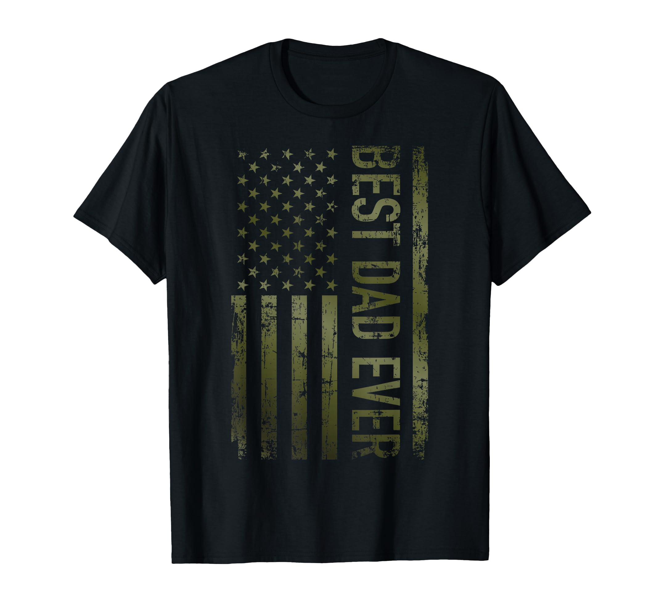Best Dad Ever American Military T-Shirt - Novelty Apparel for Adults - T-Shirt, Sweatshirt, Hoodie