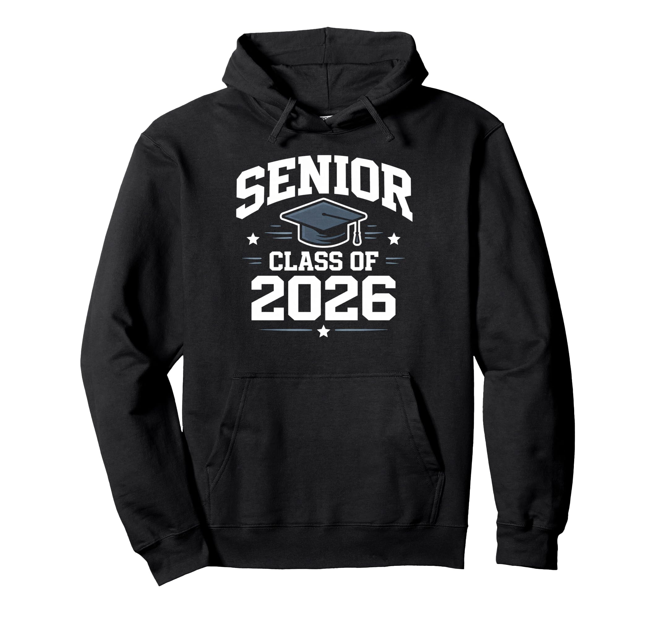Senior Graduation School Class 2026 Hoodie - Custom Art Print for Adults - T-Shirt, Sweatshirt, Hoodie