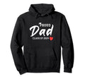 Proud Dad Class 2024 Heart Graduate Hoodie - Streetwear Style for Adults - T-Shirt, Sweatshirt, Hoodie