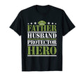 Mens Father Husband Protector Hero T-Shirt - Fun Novelty Design Men Women - T-Shirt, Sweatshirt, Hoodie