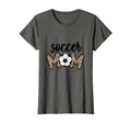 Leopard Soccer Mom Soccer Ball Game Day T-Shirt - Streetwear Style Unisex - T-Shirt, Sweatshirt, Hoodie