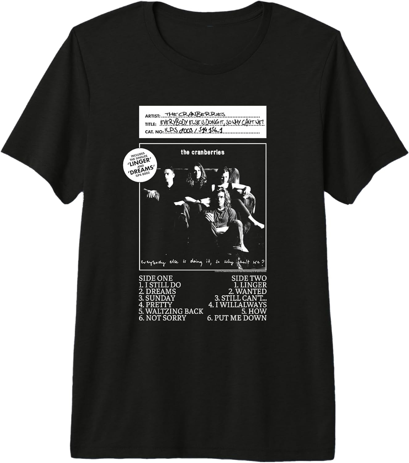 The Cranberries - Adult & Kids T-Shirts, Sweatshirts & Hoodies apparel design preview 1