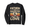 Father And Daughter Built Love Sweatshirt - Minimalist Print Men Women - T-Shirt, Sweatshirt, Hoodie