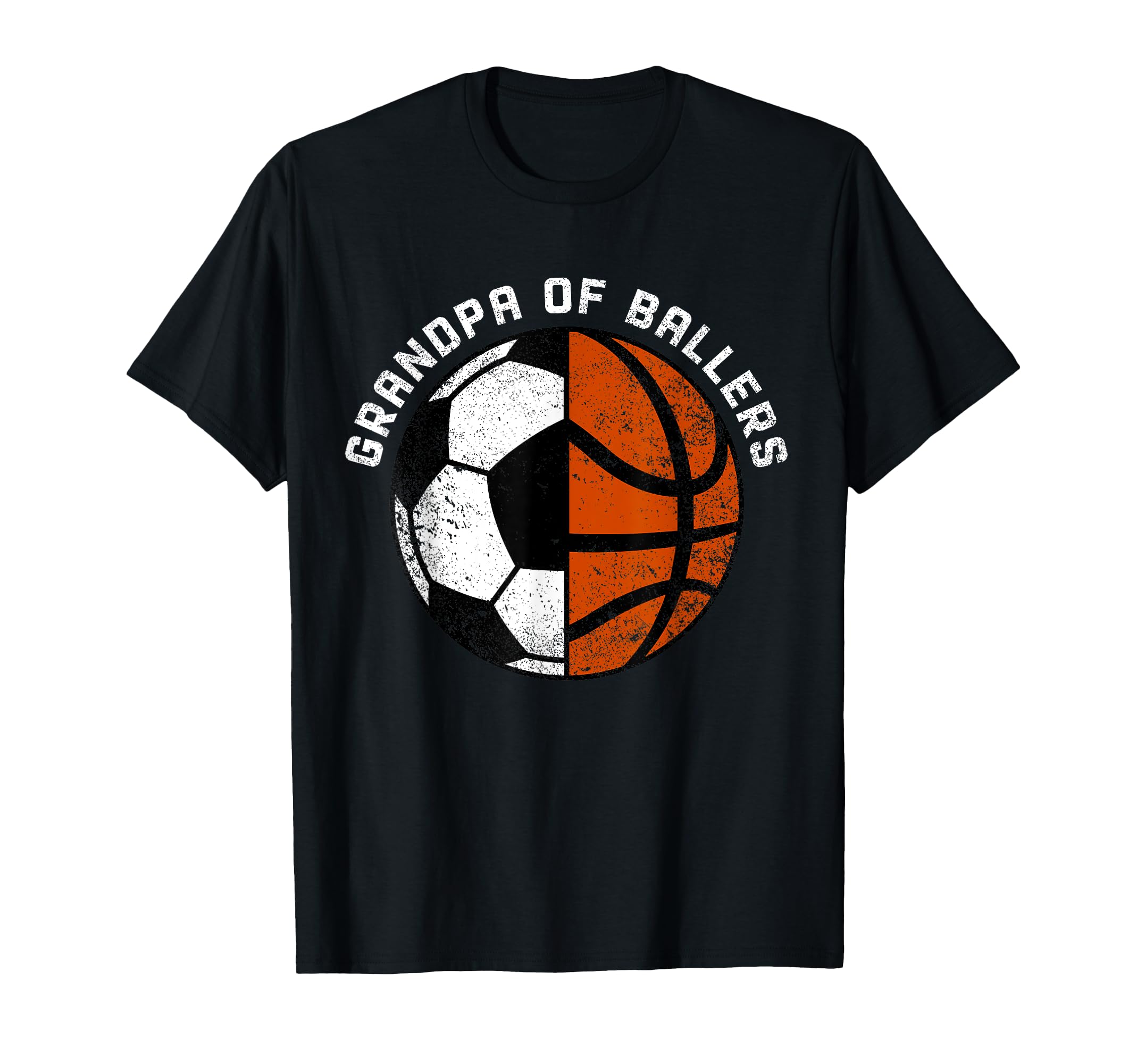 Grandpa Ballers Funny Soccer T-Shirt - Minimalist Print for Adults - T-Shirt, Sweatshirt, Hoodie