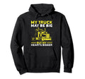 Trucker Driving Dad Trucker Father Hoodie - Trendy Graphic for Adults - T-Shirt, Sweatshirt, Hoodie