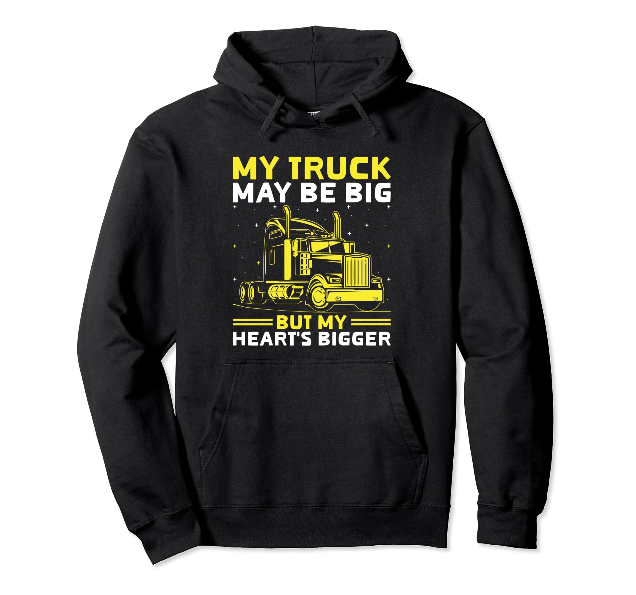 Trucker Driving Dad Trucker Father Hoodie - Trendy Graphic for Adults - T-Shirt, Sweatshirt, Hoodie