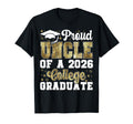 Proud Uncle 2026 College Graduate T-Shirt - Trendy Graphic Unisex - T-Shirt, Sweatshirt, Hoodie