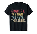 Mens Grandpa Myth Legend Funny Dad T-Shirt - Casual Everyday Wear Unisex - T-Shirt, Sweatshirt, Hoodie