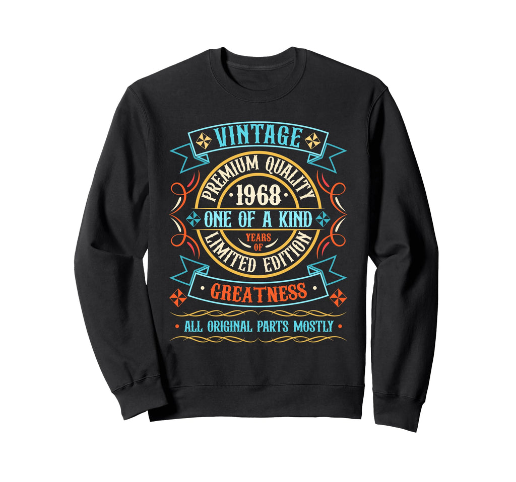 1968 T Shirts Funny 1968 Birthday Sweatshirt - Minimalist Print Unisex - T-Shirt, Sweatshirt, Hoodie