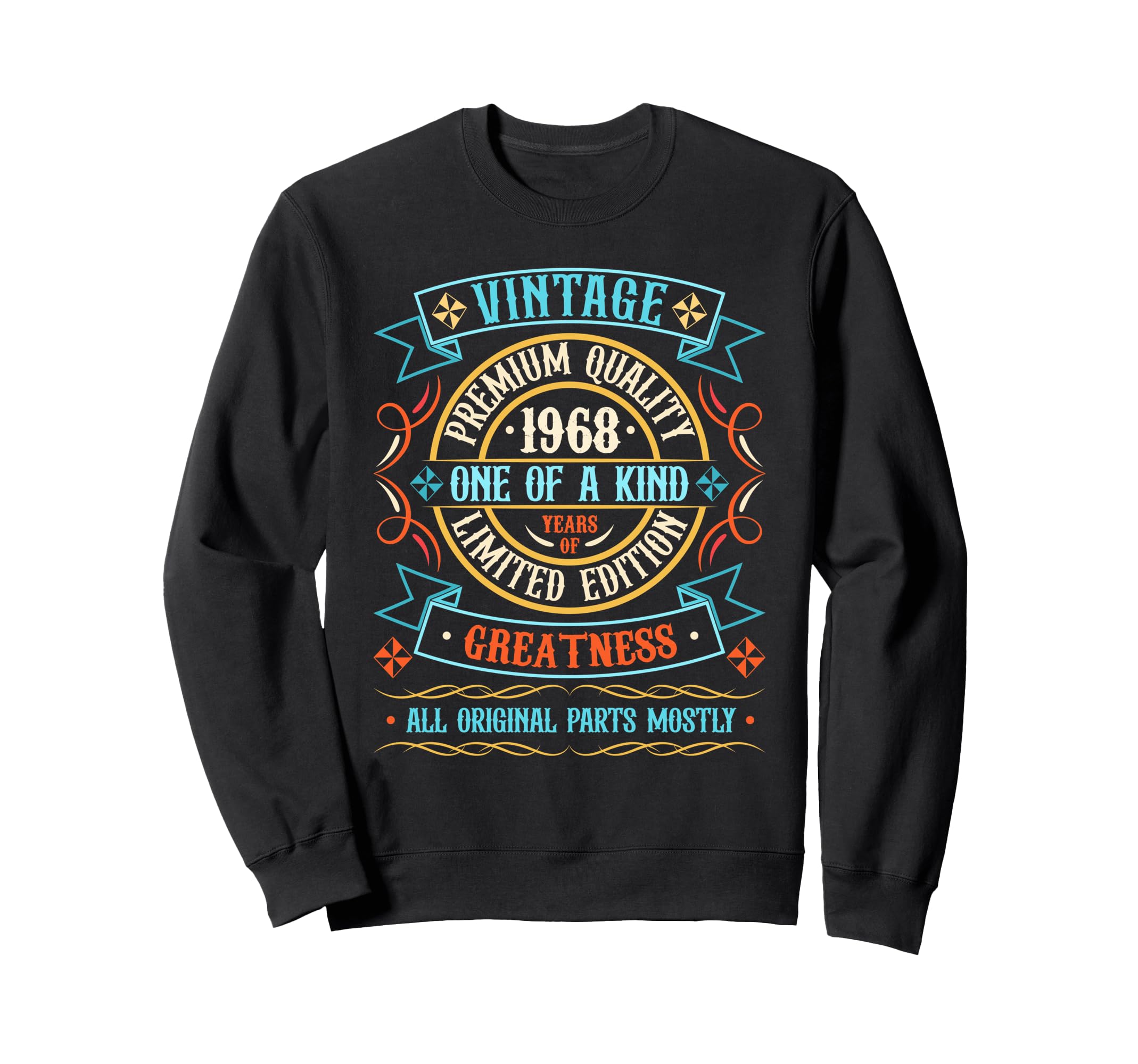 1968 T Shirts Funny 1968 Birthday Sweatshirt - Minimalist Print Unisex - T-Shirt, Sweatshirt, Hoodie
