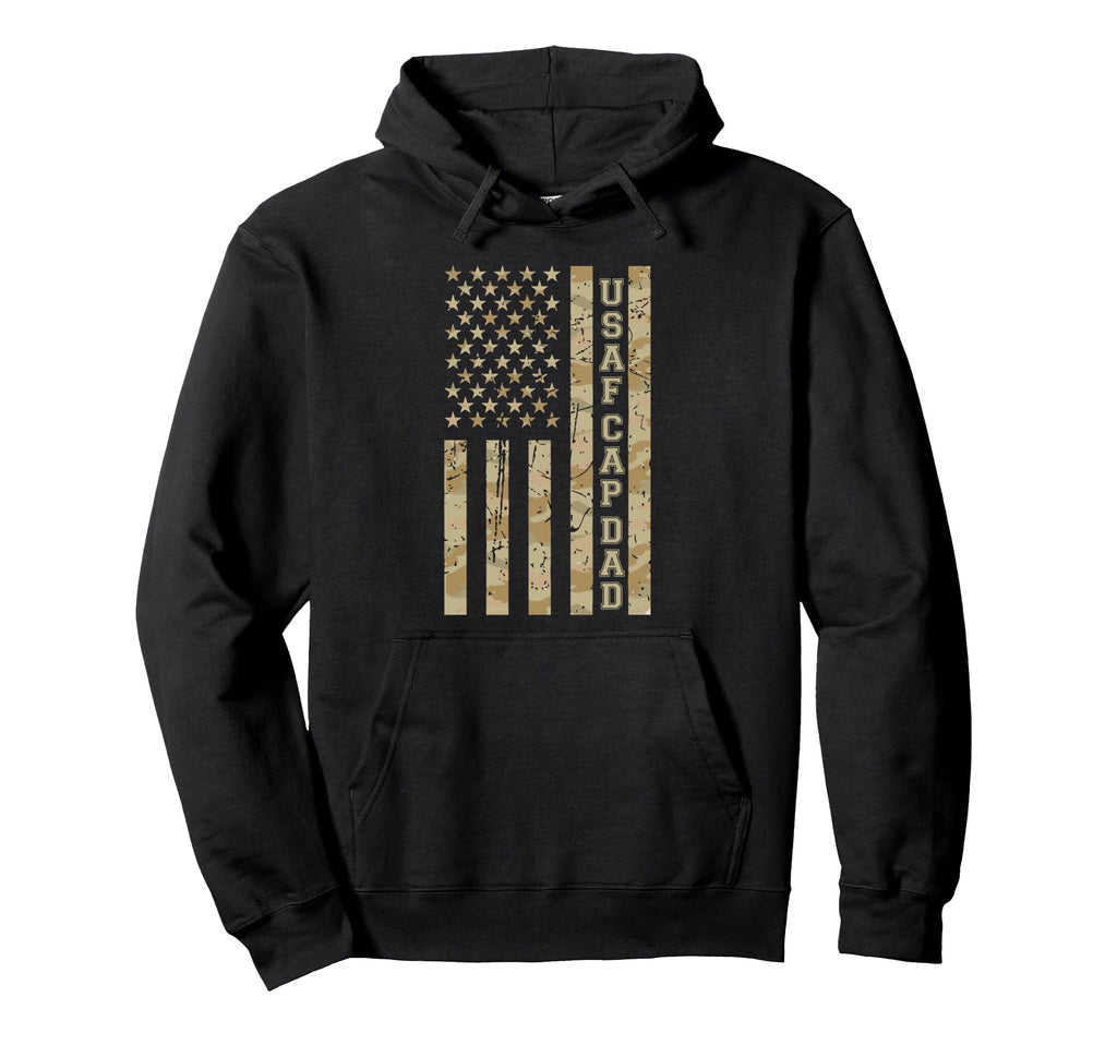 Usaf Cap Dad Proud Dad Military Family Hoodie - Graphic Print for Adults - T-Shirt, Sweatshirt, Hoodie