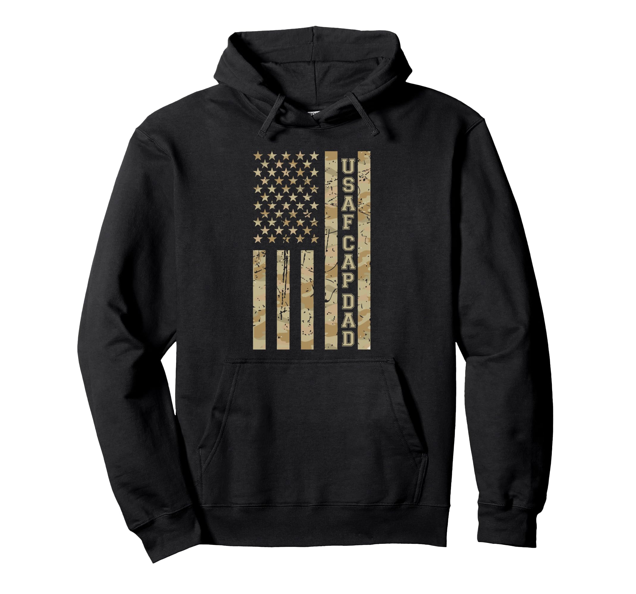 Usaf Cap Dad Proud Dad Military Family Hoodie - Graphic Print for Adults - T-Shirt, Sweatshirt, Hoodie