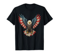 Patriotic Eagle 4Th July T-Shirt - Minimalist Print Men Women - T-Shirt, Sweatshirt, Hoodie