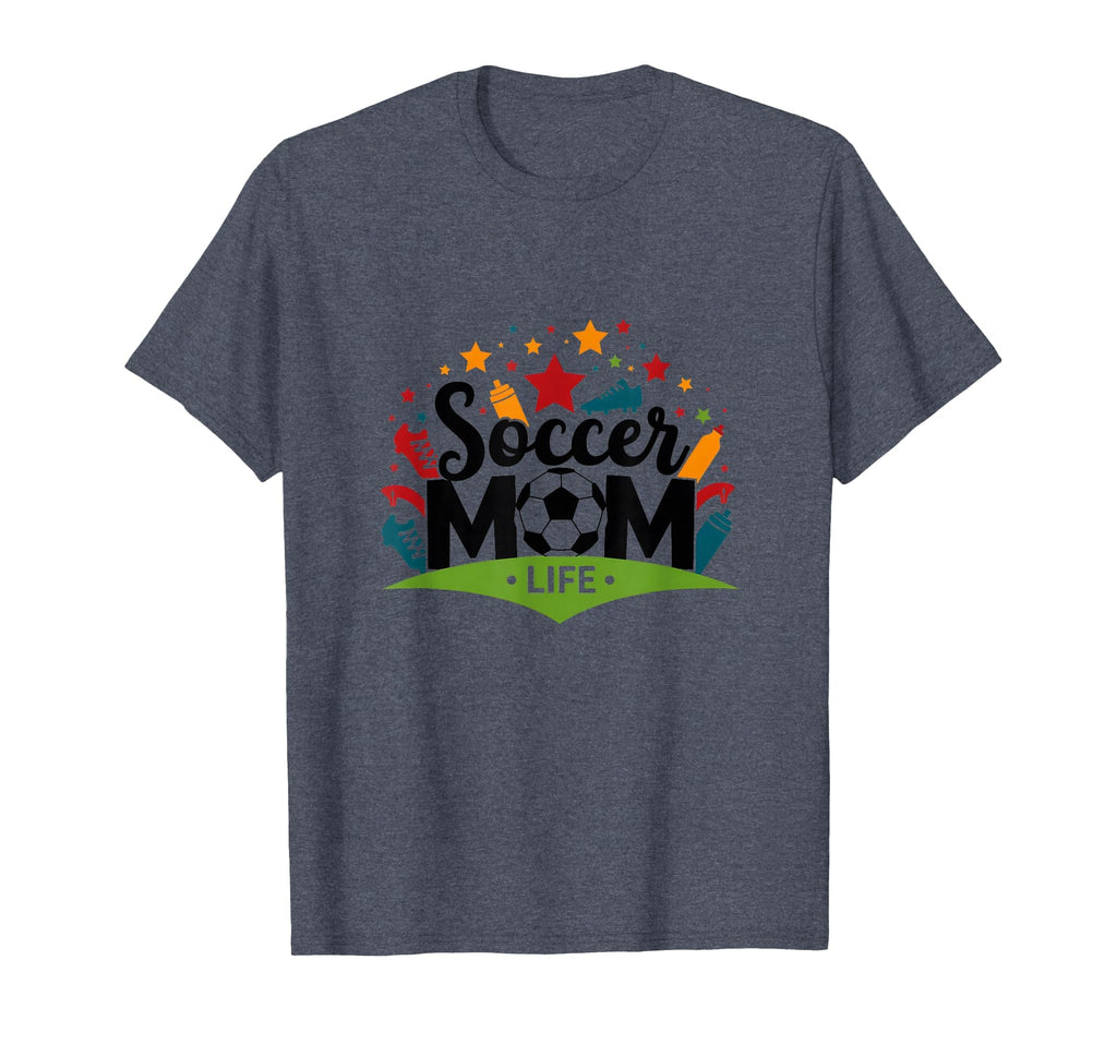 Soccer Mom Life Womens Sports T-Shirt - Aesthetic Graphic for Adults - T-Shirt, Sweatshirt, Hoodie