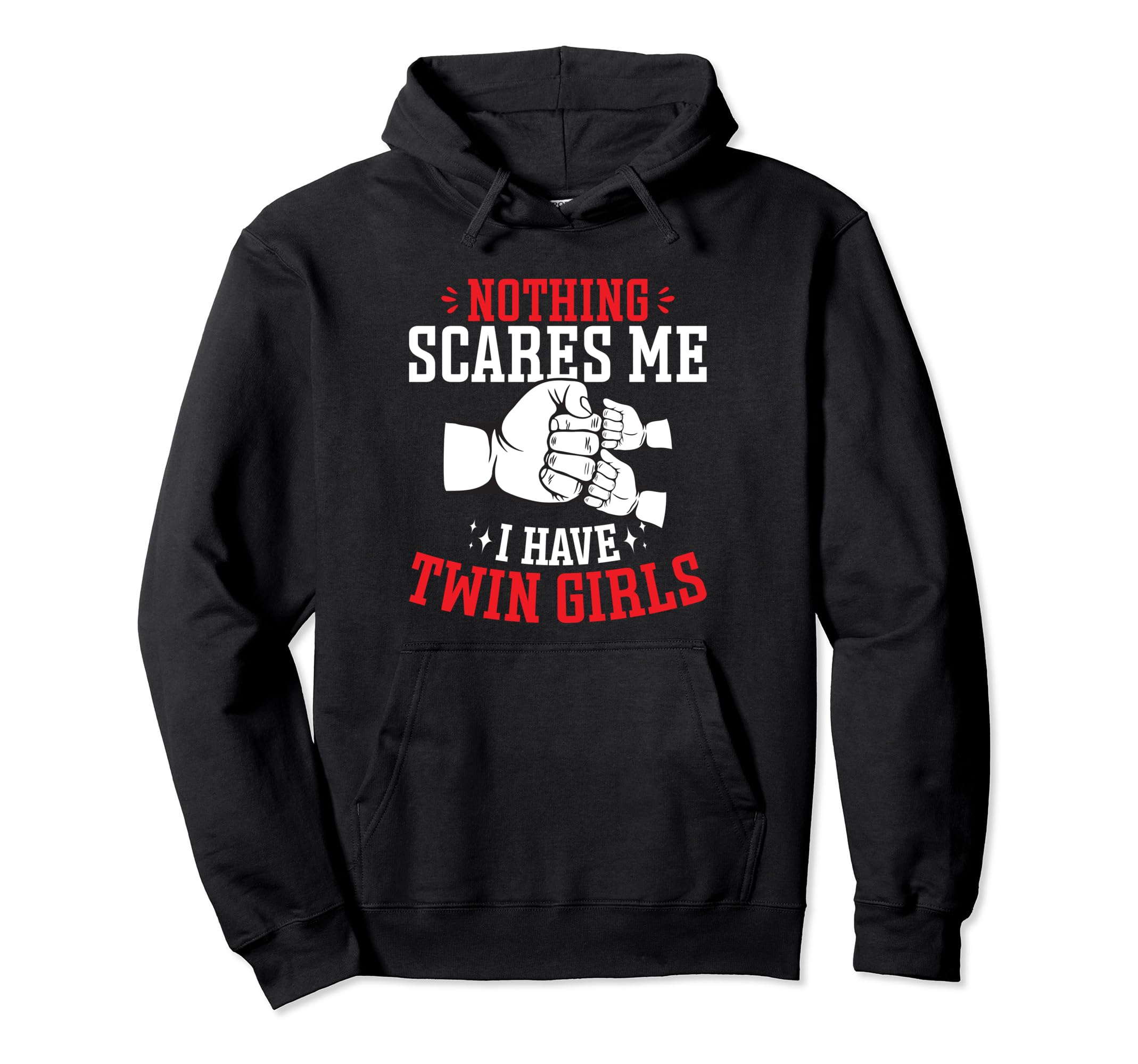 Dad Twin Father Two Twin Dad Hoodie - Casual Everyday Wear Unisex - T-Shirt, Sweatshirt, Hoodie