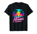Miami Beach City Florida Vacation Sunset T-Shirt - Trendy Graphic Unisex - T-Shirt, Sweatshirt, Hoodie