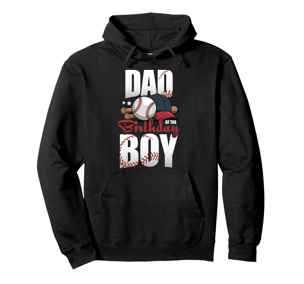 Dad Birthday Matching Baseball Birthday Hoodie - Minimalist Print Men Women - T-Shirt, Sweatshirt, Hoodie