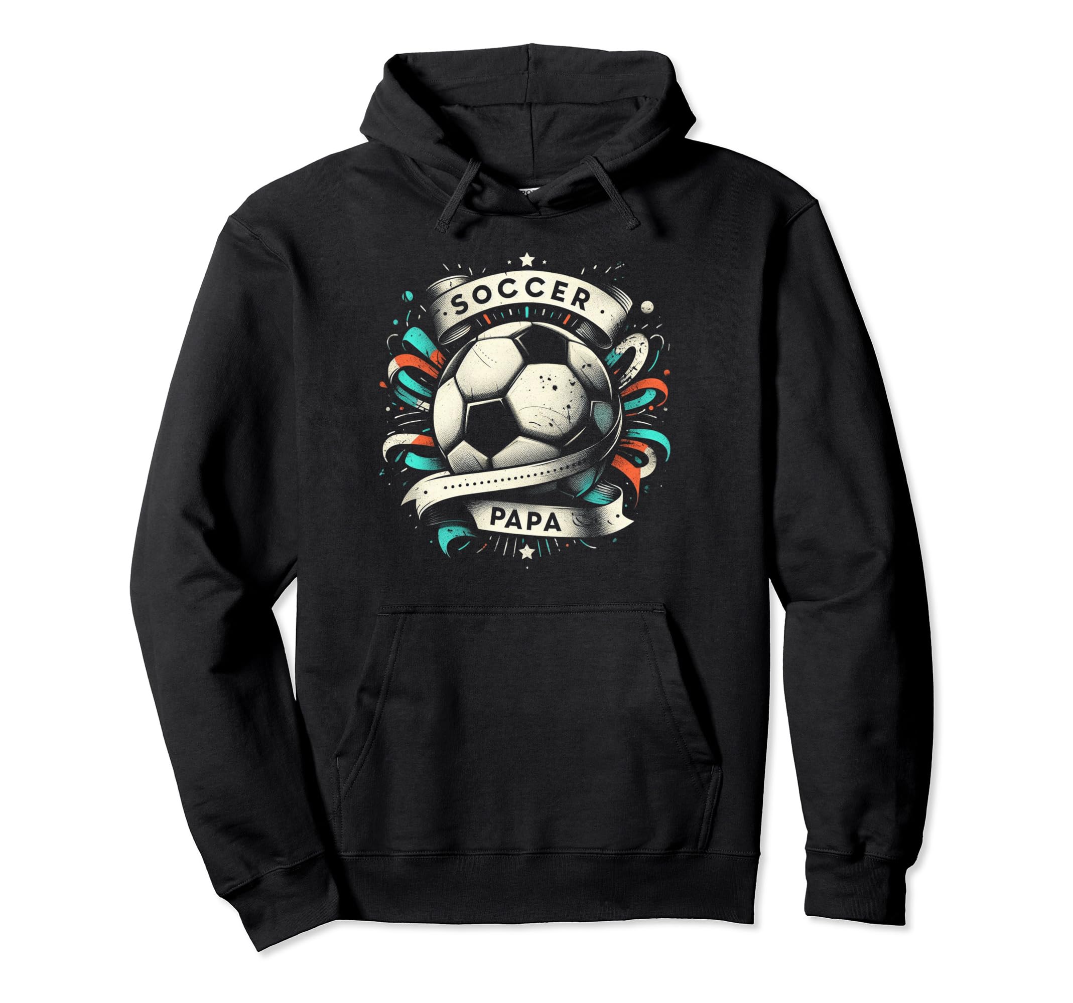 Soccer Papa Family Matching Dad Fathers Hoodie - Novelty Apparel Men Women - T-Shirt, Sweatshirt, Hoodie