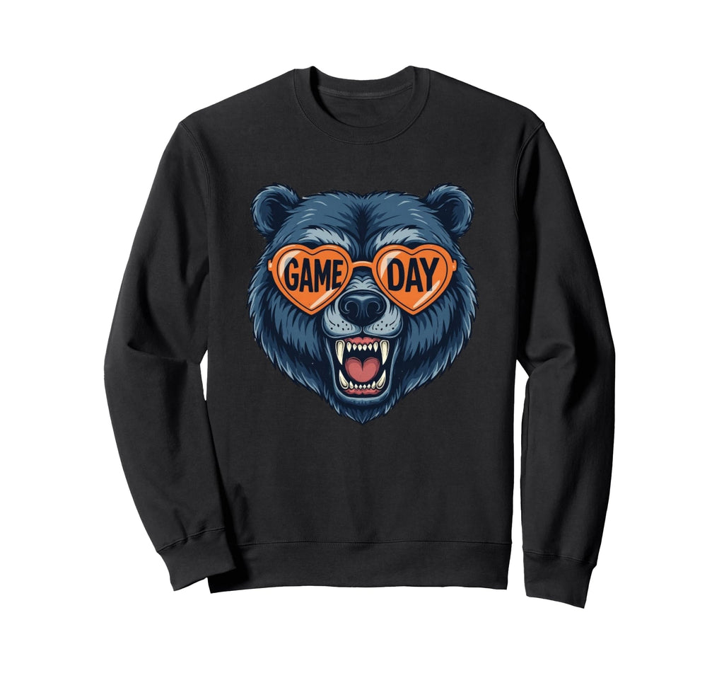 Game Day Bear Sweatshirt - Unique Graphic Unisex - T-Shirt, Sweatshirt, Hoodie