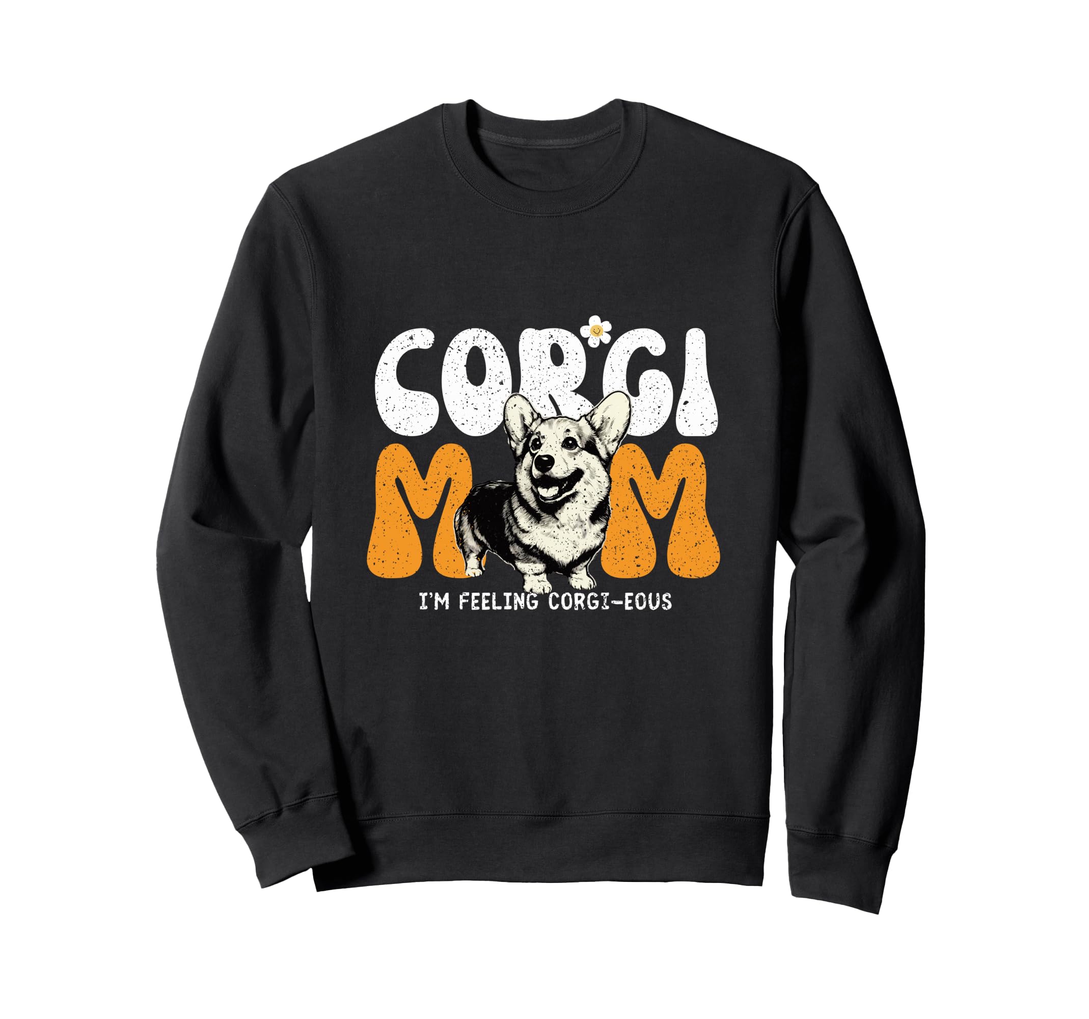 Corgi Mom Gifts Corgi Lover Owner Sweatshirt - Minimalist Print for Adults - T-Shirt, Sweatshirt, Hoodie
