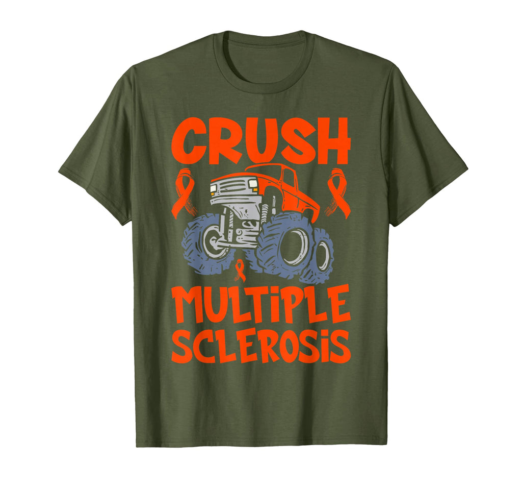 Crush Multiple Sclerosis Awareness T-Shirt - Minimalist Print Unisex - T-Shirt, Sweatshirt, Hoodie