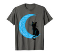 Black Cat Crescent Moon Sailor Mom T-Shirt - Casual Everyday Wear Unisex - T-Shirt, Sweatshirt, Hoodie