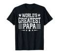 Worlds Greatest Papa Fathers Day T-Shirt - Minimalist Print for Adults - T-Shirt, Sweatshirt, Hoodie
