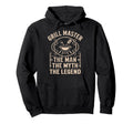 Funny Bbq Dad Grill Master Myth Legend Hoodie - Casual Everyday Wear Unisex - T-Shirt, Sweatshirt, Hoodie