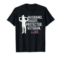 Husband Daddy Protector Hero Fathers T-Shirt - Casual Everyday Wear Unisex - T-Shirt, Sweatshirt, Hoodie