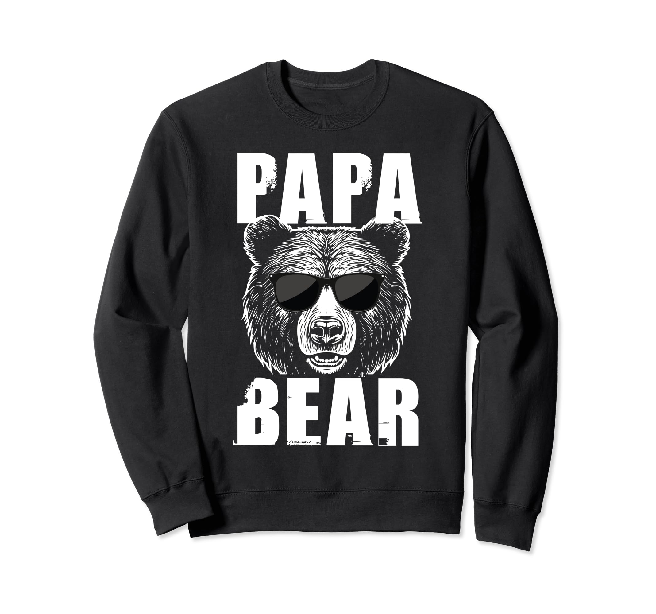 Mens Papa Bear Family Fathers Day Sweatshirt - Trendy Graphic for Adults - T-Shirt, Sweatshirt, Hoodie