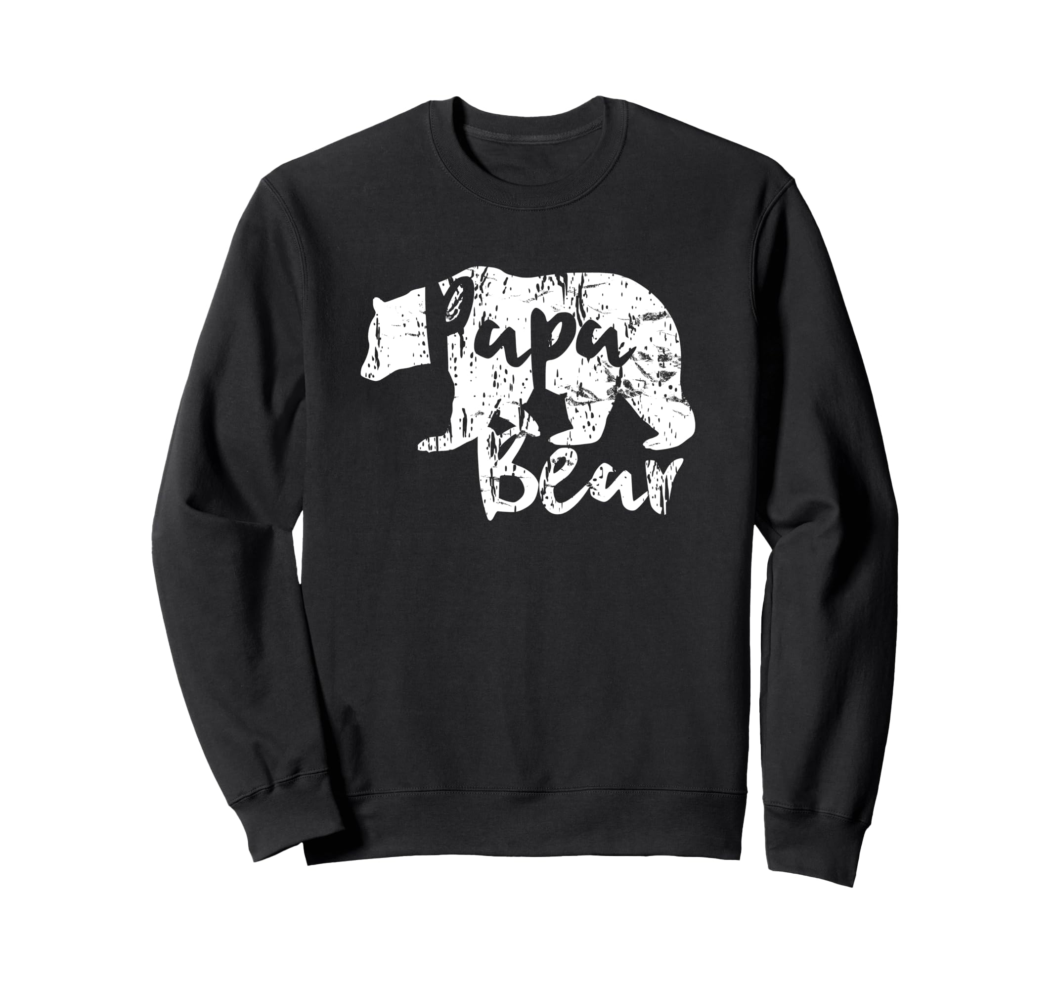 Papa Bear Profile Dad Daddy Sweatshirt - Fun Novelty Design Men Women - T-Shirt, Sweatshirt, Hoodie