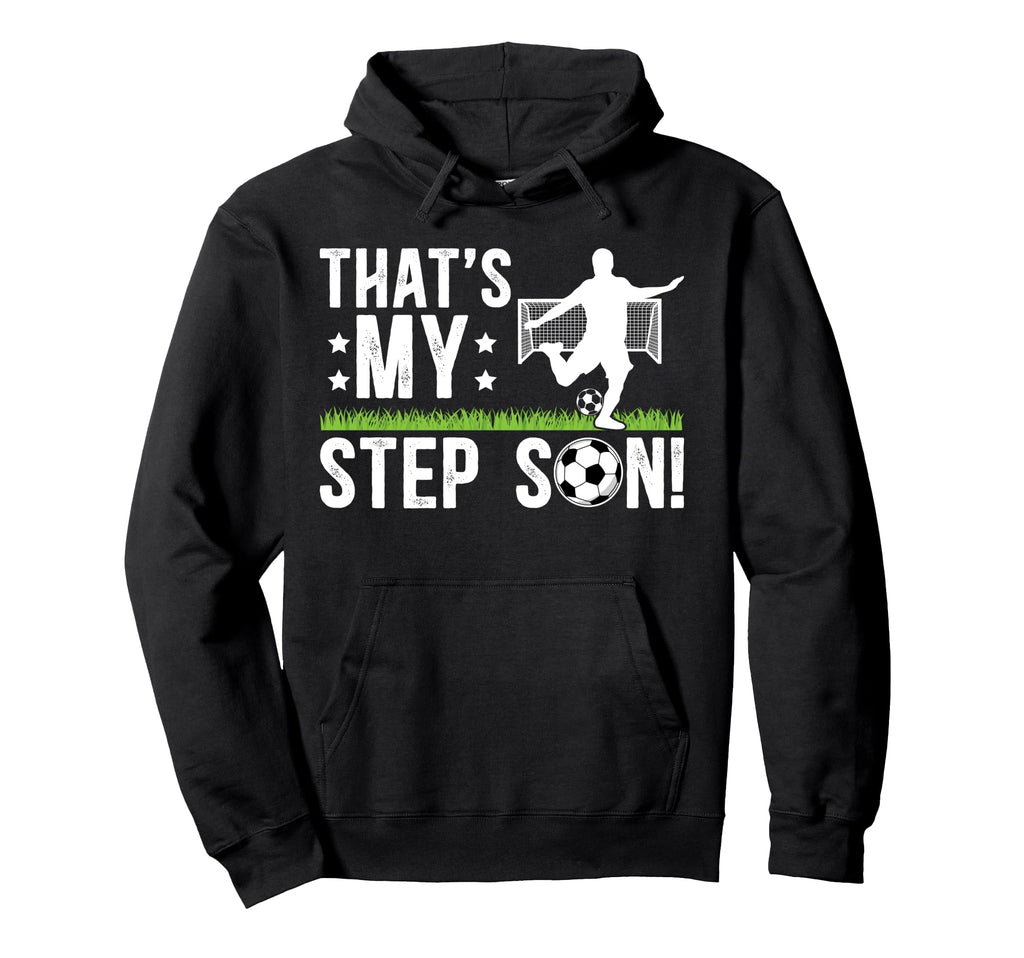Proud Soccer Step Dad Soccer Player Hoodie - Minimalist Print Unisex - T-Shirt, Sweatshirt, Hoodie