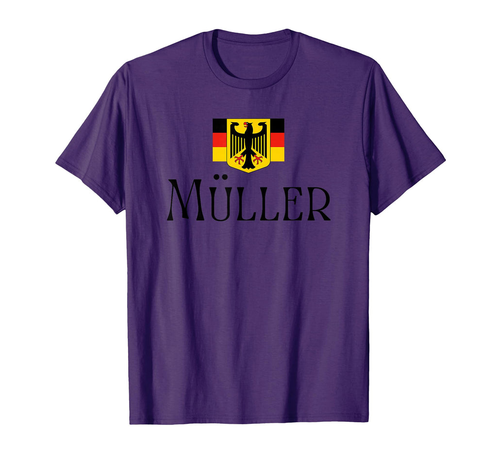 M Ller Surname German Family Name T-Shirt - Graphic Print for Adults - T-Shirt, Sweatshirt, Hoodie