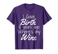 Mom Wine Mom Birthday 10Th 10 Year T-Shirt - Aesthetic Graphic for Adults - T-Shirt, Sweatshirt, Hoodie