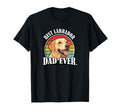Mens Funny Best Dad Yellow Lab Lover T-Shirt - Unique Graphic Unisex - T-Shirt, Sweatshirt, Hoodie
