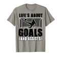 Soccer Player Lifes About Goals And T-Shirt - Custom Art Print Men Women - T-Shirt, Sweatshirt, Hoodie