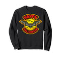 Funny Happy Halloween Vampire Bat Sweatshirt - Fun Novelty Design Unisex - T-Shirt, Sweatshirt, Hoodie