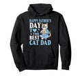 Happy Fathers Day To Best Burmilla Cat Hoodie - Unique Graphic Men Women - T-Shirt, Sweatshirt, Hoodie