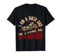 I Am Biker Dad Motorcyle Funny Grandpas T-Shirt - Graphic Print Unisex - T-Shirt, Sweatshirt, Hoodie