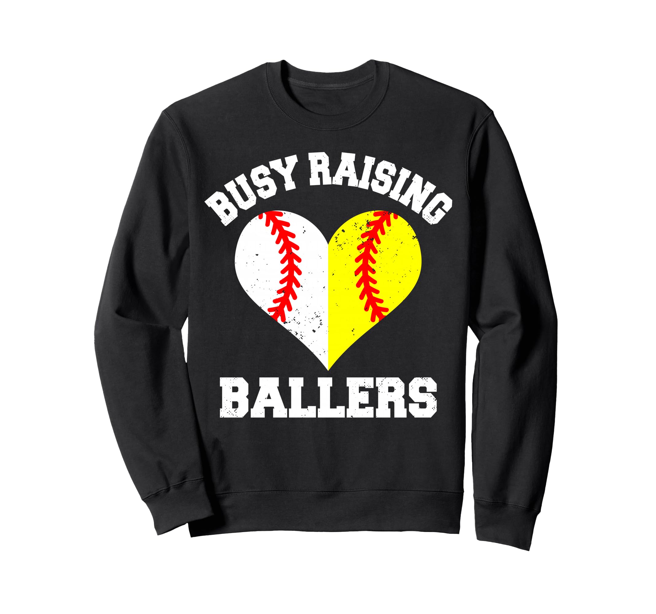 Busy Raising Ballers Baseball Sweatshirt - Casual Everyday Wear for Adults - T-Shirt, Sweatshirt, Hoodie